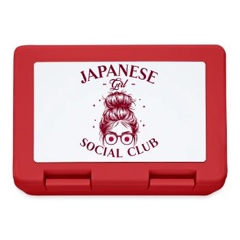 Frau Social Club Japanisches Mädchen - Brotdose - Rot - Vorne