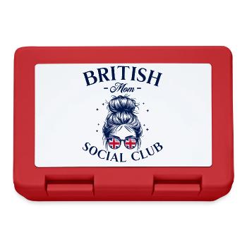 Mutter Social Club Britische Mutter - Brotdose - Rot - Vorne