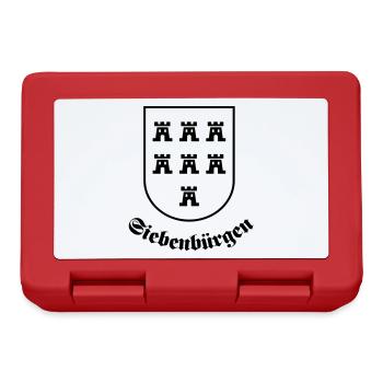 Saxony Coat Of Arms "Transylvania" monochrome - Lunchbox - red - Front