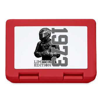 LIMITED EDITION 1973 MOTORCYCLE 53RD BIRTHDAY - Lunchbox - red - Front