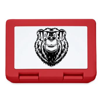 Papa Bear Vatertag | Farbe änderbar - Brotdose - Rot - Vorne