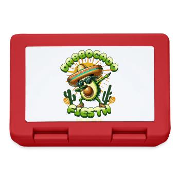 DABBOCADO FIESTA Avocat Mexicain Édition Soleil - Boîte à goûter - rouge - Devant
