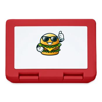 Cool Burger Lunettes de soleil Fast Food Pouces vers le haut - Boîte à goûter - rouge - Devant
