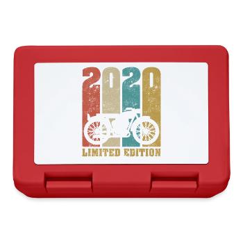 Vintage Moto 2020 Rétro Cadeau D'anniversaire - Boîte à goûter - rouge - Devant