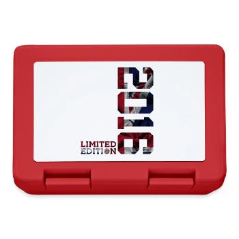 ANGLETERRE ÉDITION LIMITÉE 2016 ROYAUME-UNI 9E ANNIVERSAIRE - Boîte à goûter - rouge - Devant