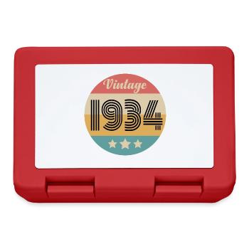 Jahrgang 1934 - Brotdose - Rot - Vorne