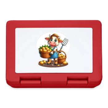 Harvest cow Fresh potatoes from the field - Lunchbox - red - Front