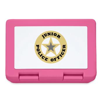Junior police officer (Sheriffstern) - Brotdose - Pink - Vorne