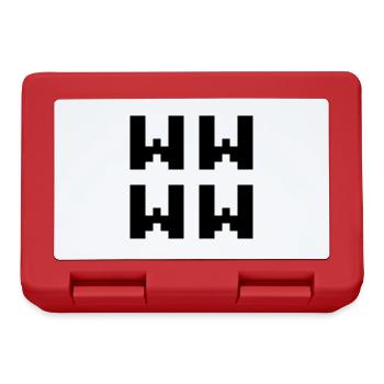 WWWW | LOL Japanese Internet Slang - Lunchbox - red - Front