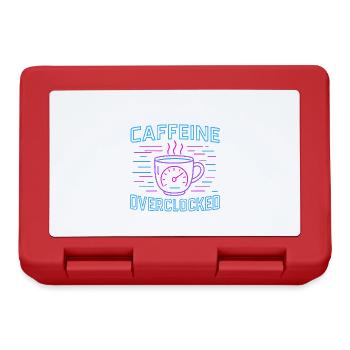 Caffeine overclocked - Brotdose - Rot - Vorne