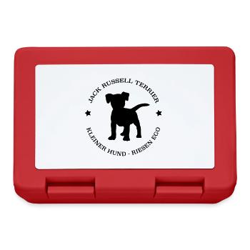 Jack Russell Terrier - Brotdose - Rot - Vorne