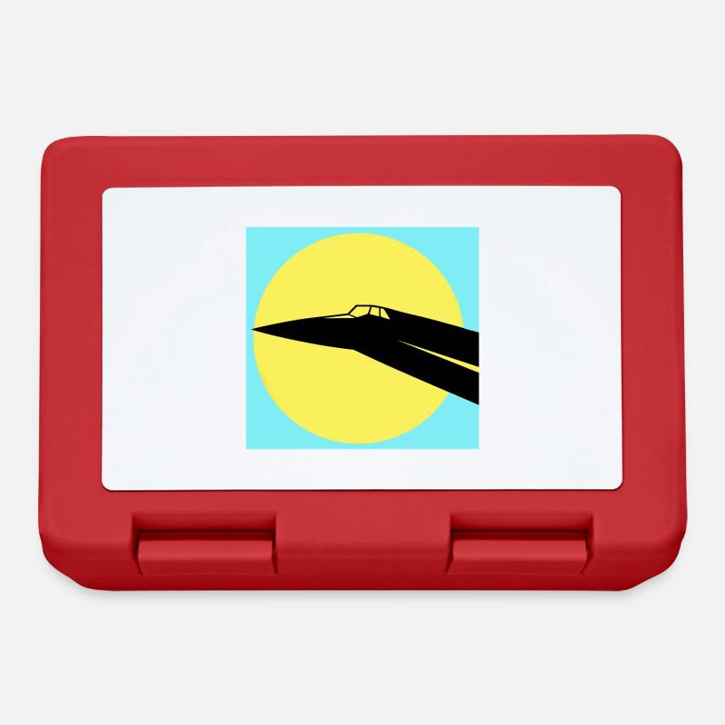 Concorde and sun - Lunchbox - red