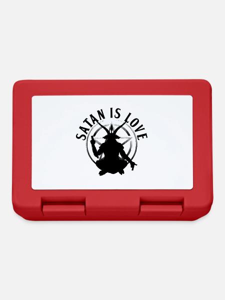 Satanism - Lunchbox - red