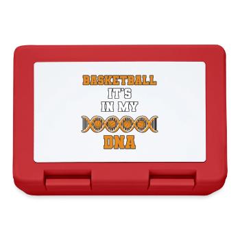 Funny Basketball It's In My DNA - Lunchbox - red - Front