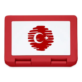 Turquie Turkish Button Point peint point - Boîte à goûter - rouge - Devant