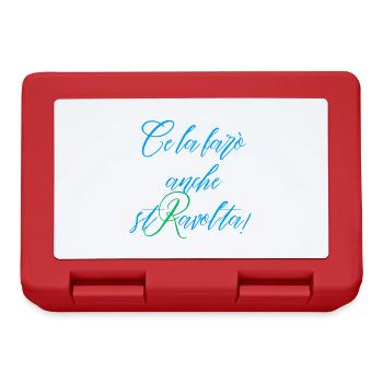 Je vais aussi le faire contrarier Bleu et Vert - Boîte à goûter - rouge - Devant