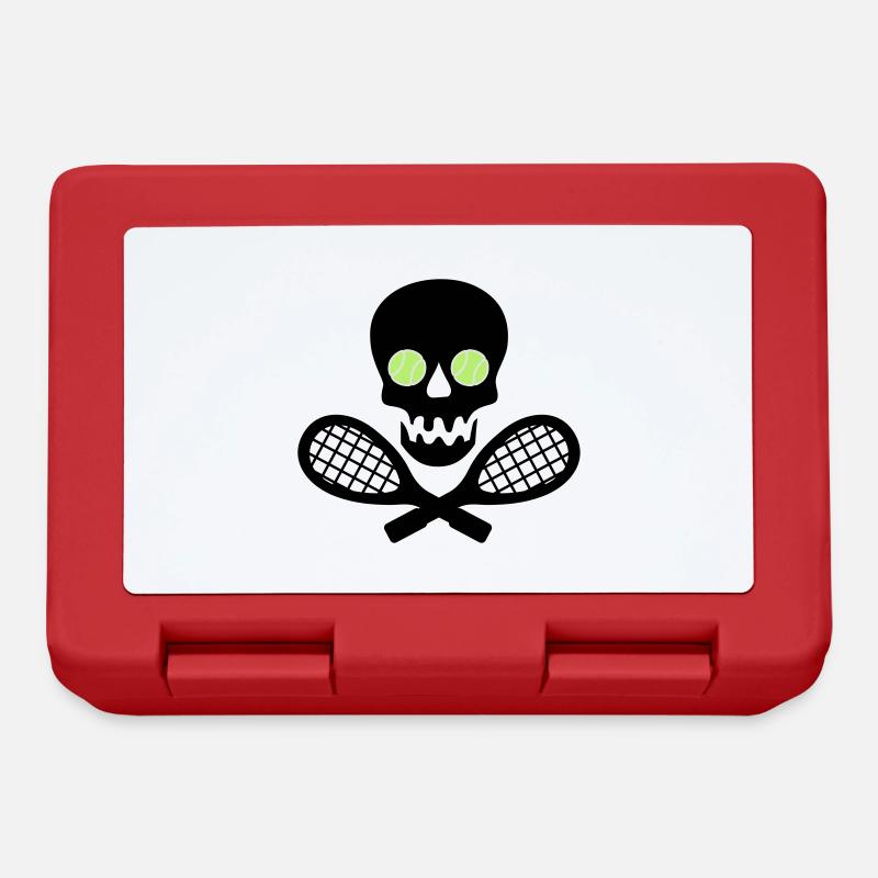 tennis - Boîte à goûter - rouge
