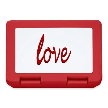AMOUR - Boîte à goûter - rouge - Devant
