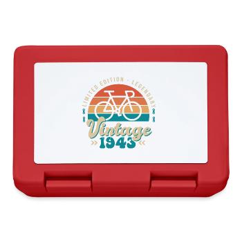 1943 Anniversary 80 Years cycling - Lunchbox - red - Front