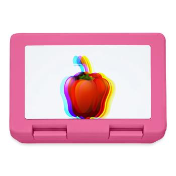 Habanero,chilli, colorful, gradient,shine - Lunchbox - pink - Front