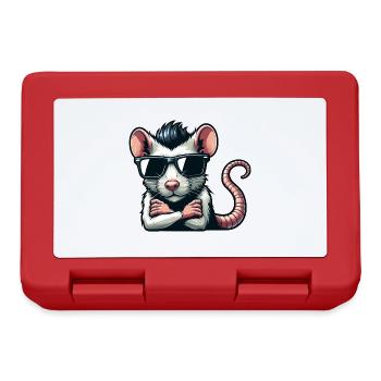 Cool Rat Mouse Sunglasses 50s 60s - Lunchbox - red - Front