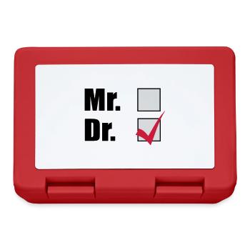 doctorate - Lunchbox - red - Front
