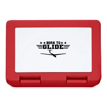 Planeur - Boîte à goûter - rouge - Devant