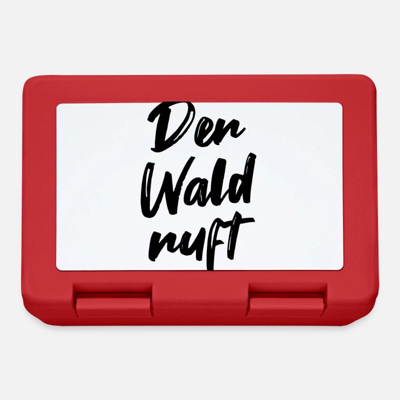 Der Wald ruft - Brotdose - Rot