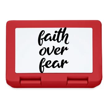 faith over fear - Brotdose - Rot - Vorne