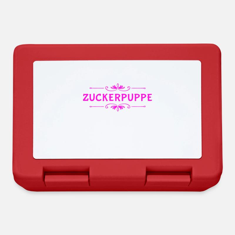 Zuckerpuppe - Brotdose - Rot