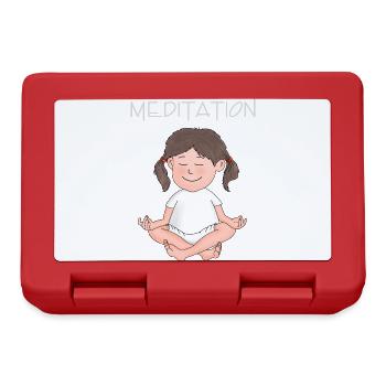 Serenity - calm - self-confidence - Lunchbox - red - Front