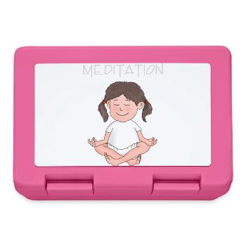 Serenity - calm - self-confidence - Lunchbox - pink - Front