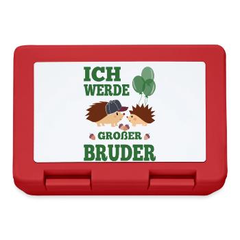 Bruder Geschwister Großer Bruder - Brotdose - Rot - Vorne