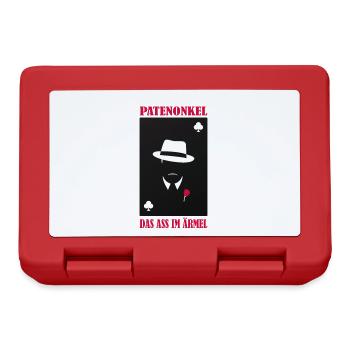 Gentlemen Godfather Godfather Sponsorship Uncle Godchild - Lunchbox - red - Front
