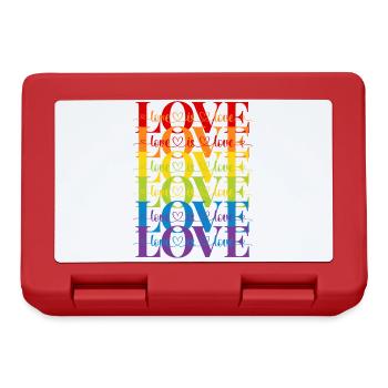 love is love - Lunchbox - red - Front