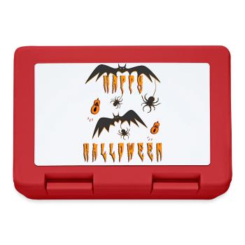 Halloween Happy Halloween - Brotdose - Rot - Vorne