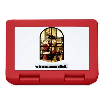 Santa Claus at home - Lunchbox - red - Front