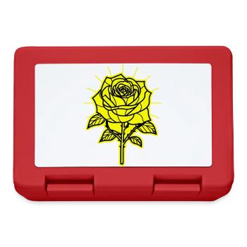 Épines de fleur de rose - Boîte à goûter - rouge - Devant