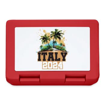 Italie 2024 Voyage Vacances - Boîte à goûter - rouge - Devant