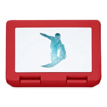 Eis Snowboarder - Brotdose - Rot - Vorne