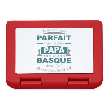 PAPA BASQUE t shirt pays basque - Boîte à goûter - rouge - Devant