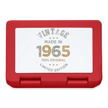 Made in 1965 Vintage 57 Year Anniversary Gift - Lunchbox - red - Front