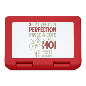 vélo cycliste ventoux galibier tourmalet a velo - Boîte à goûter - rouge - Devant