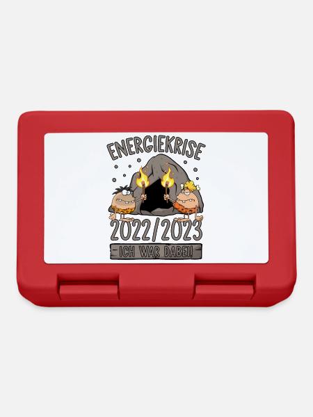 Energiekrise 2022/2023 Ich war dabei! Steinzeit - Brotdose - Rot