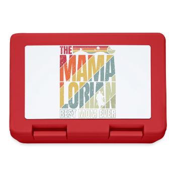 The Mamalorian Vintage : Meilleure Maman ! - Boîte à goûter - rouge - Devant