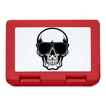 Skull Cool - Boîte à goûter - rouge - Devant