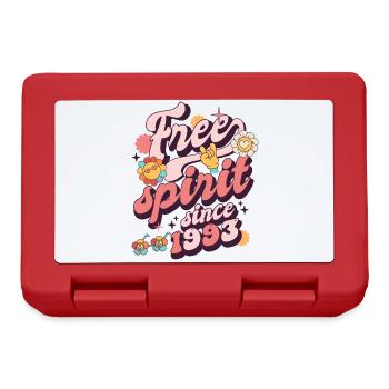 anniversaire vintage né en 1993 - Boîte à goûter - rouge - Devant
