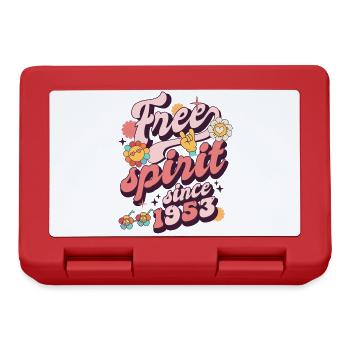 70 Year Old Vintage Birthday Born in 1953 - Lunchbox - red - Front