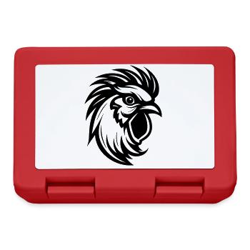 Rooster Animal - Lunchbox - red - Front