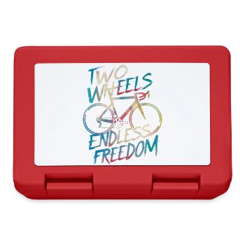 Endless Freedom Bicycle Design - Lunchbox - red - Front